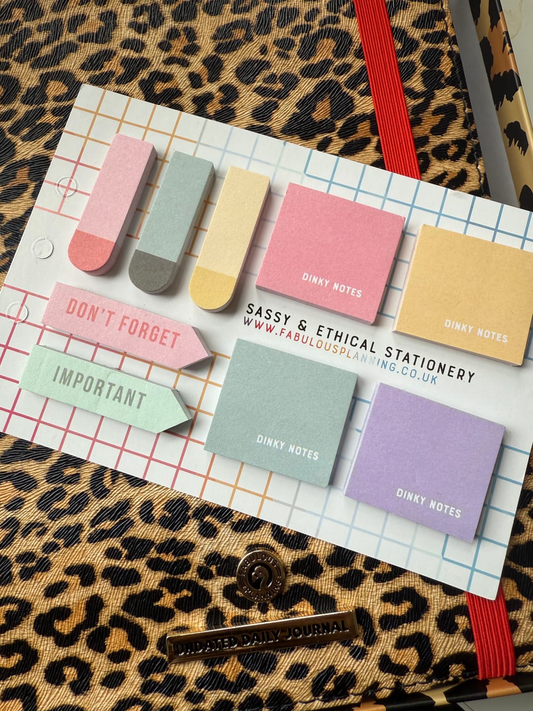 Customer photo review of Mini Sticky Notes - Organiser Insert