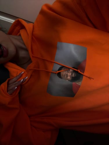 Customer photo review of SADA BABY Mugshot Hoodie