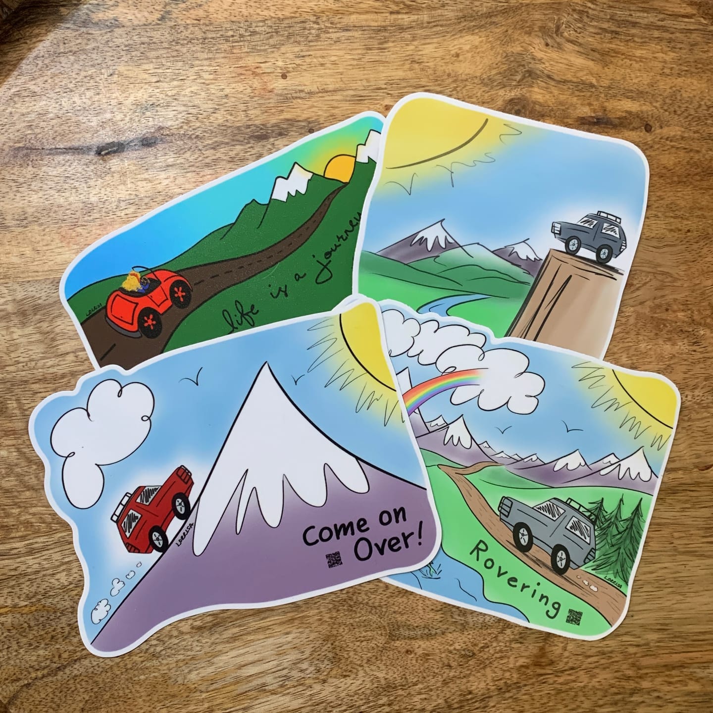Customer photo review of Rectangle Stickers