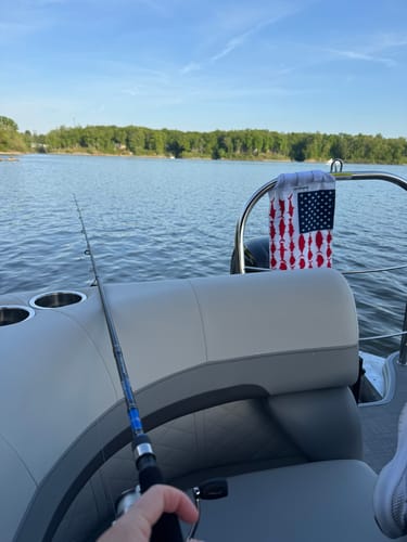 Customer photo review of Red, White & Fish Flag