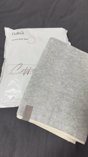 Customer photo review of Premium Copper Bath Towels