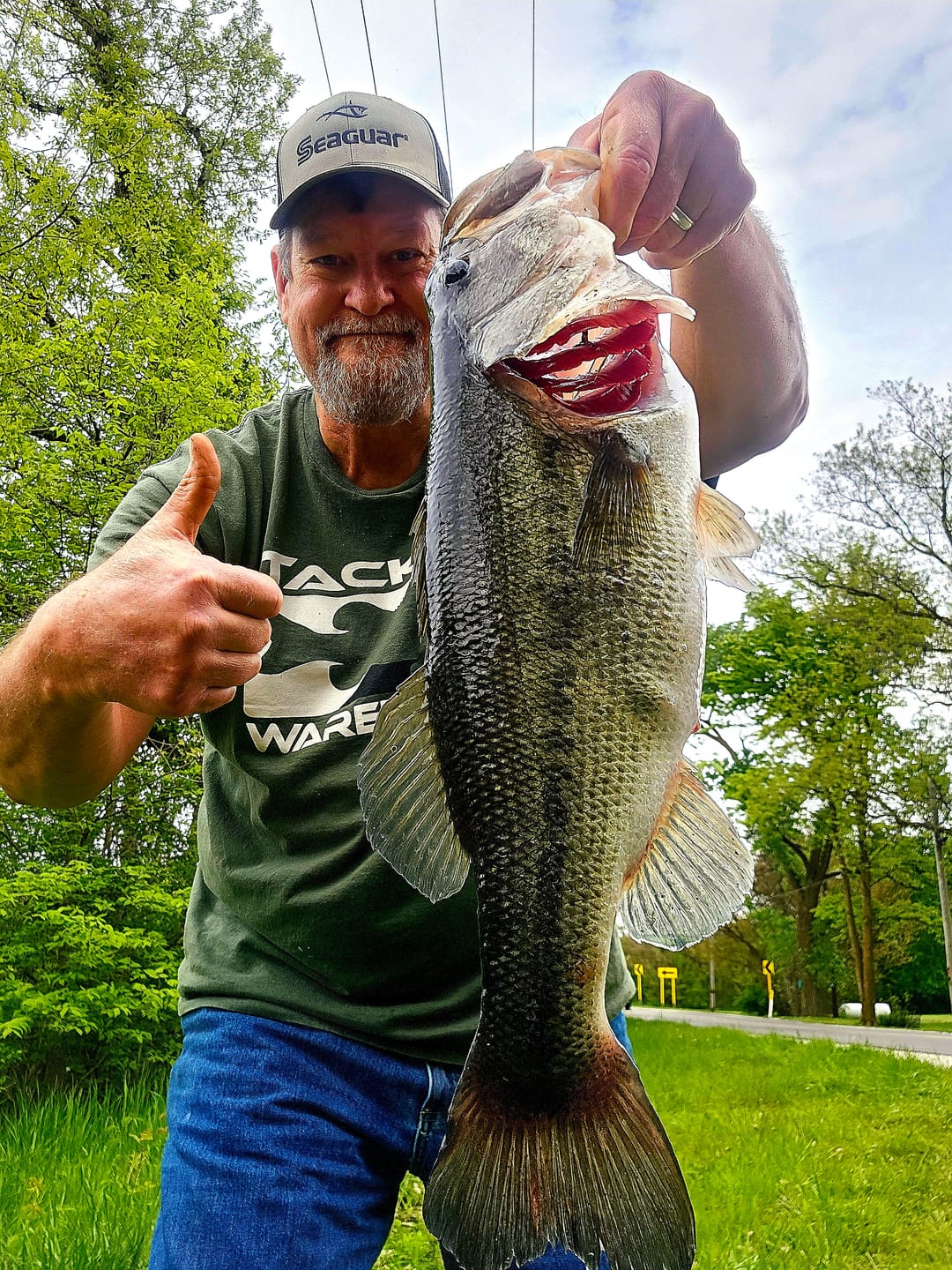 Customer photo review of 200% Sensitive Tungsten Worm Weights | Bullet Weights | 2 Colors 5 Pack