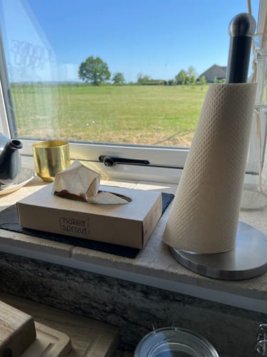 Customer photo review of Unbleached Bamboo Tissues