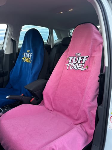 Customer photo review of Waterproof Car Towel Seat Cover