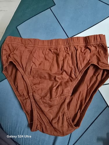 Customer photo review of Vennto IE - 100% Cotton Solid Shrinkage Control Inner Elastic Briefs For Men (Assorted Colors) | Uathayam
