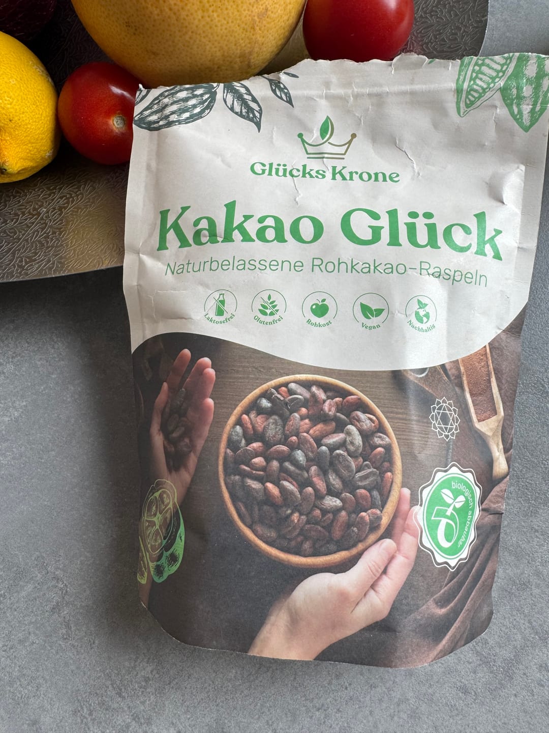 Customer photo review of Bio Kakao Glück (100% Bio Roh Kakao) - 250g
