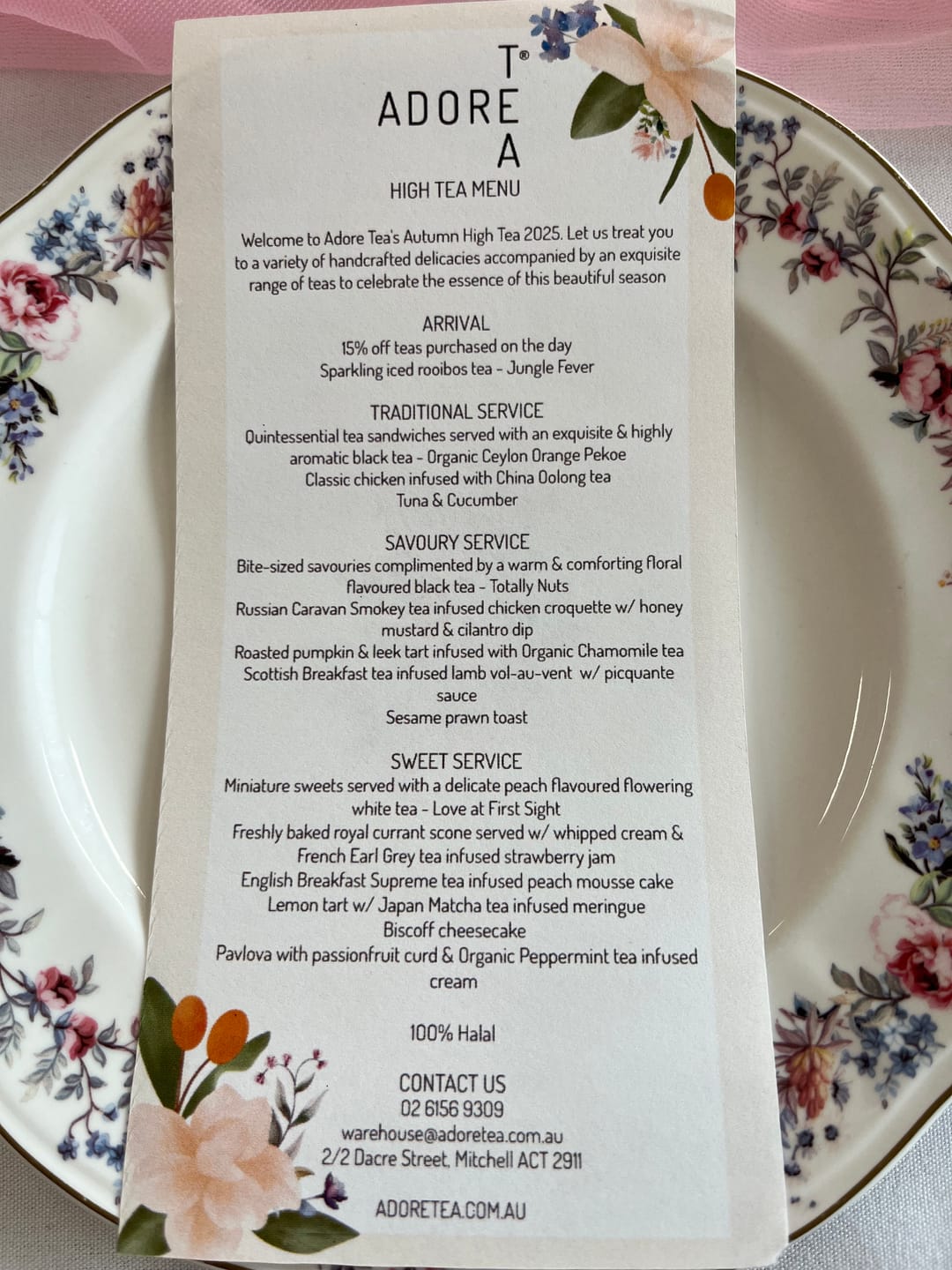 Customer photo review of Adore Tea High Tea