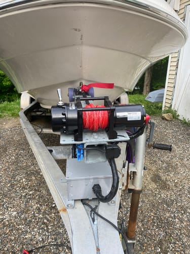Customer photo review of Ninja 4,500lb 12v Electric Winch - Synthetic Rope