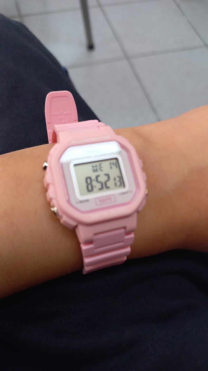 Customer photo review of Reloj Casio Vintage LA-20WH-4A1DF Rosado