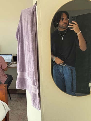 Customer photo review of Iced Cross Pendant (White Gold)