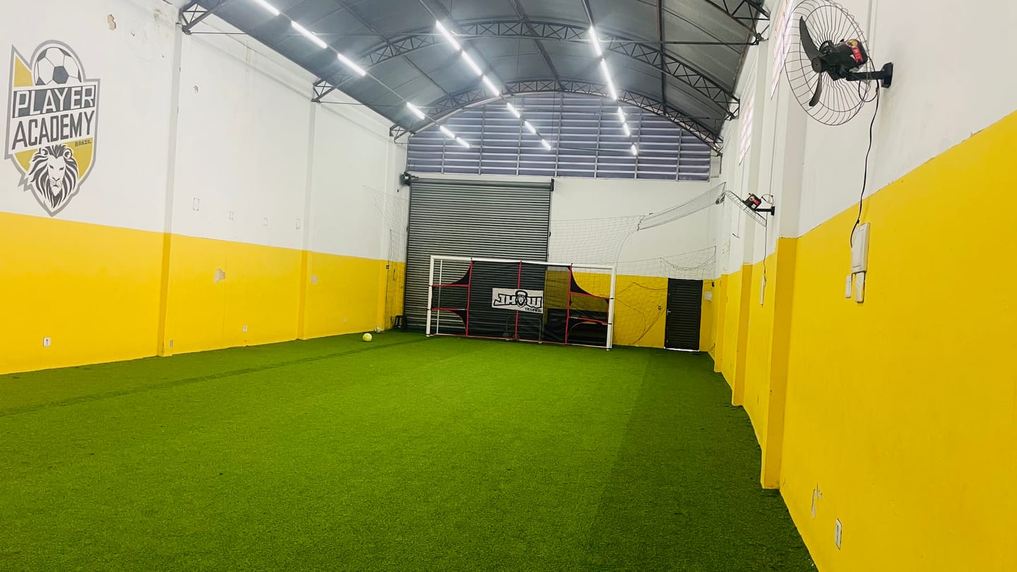 Customer photo review of Rede de Proteção Esportiva para Campo de Futebol e Society - Cobertura - Nylon
