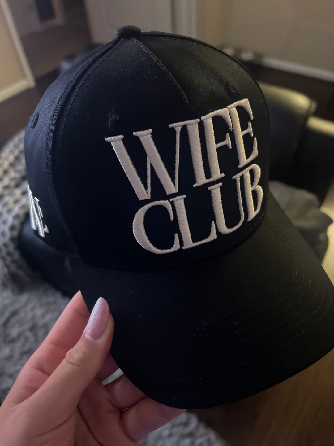 Customer photo review of Wife Club Classic Hat - Black