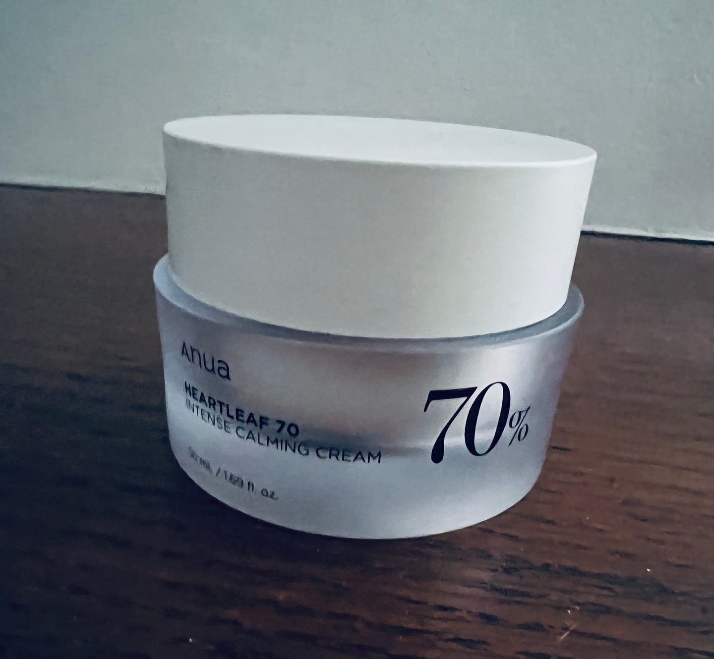 Customer photo review of Intensīvi nomierinošs krēms sejai Anua Heartleaf 70 Intense Calming Cream