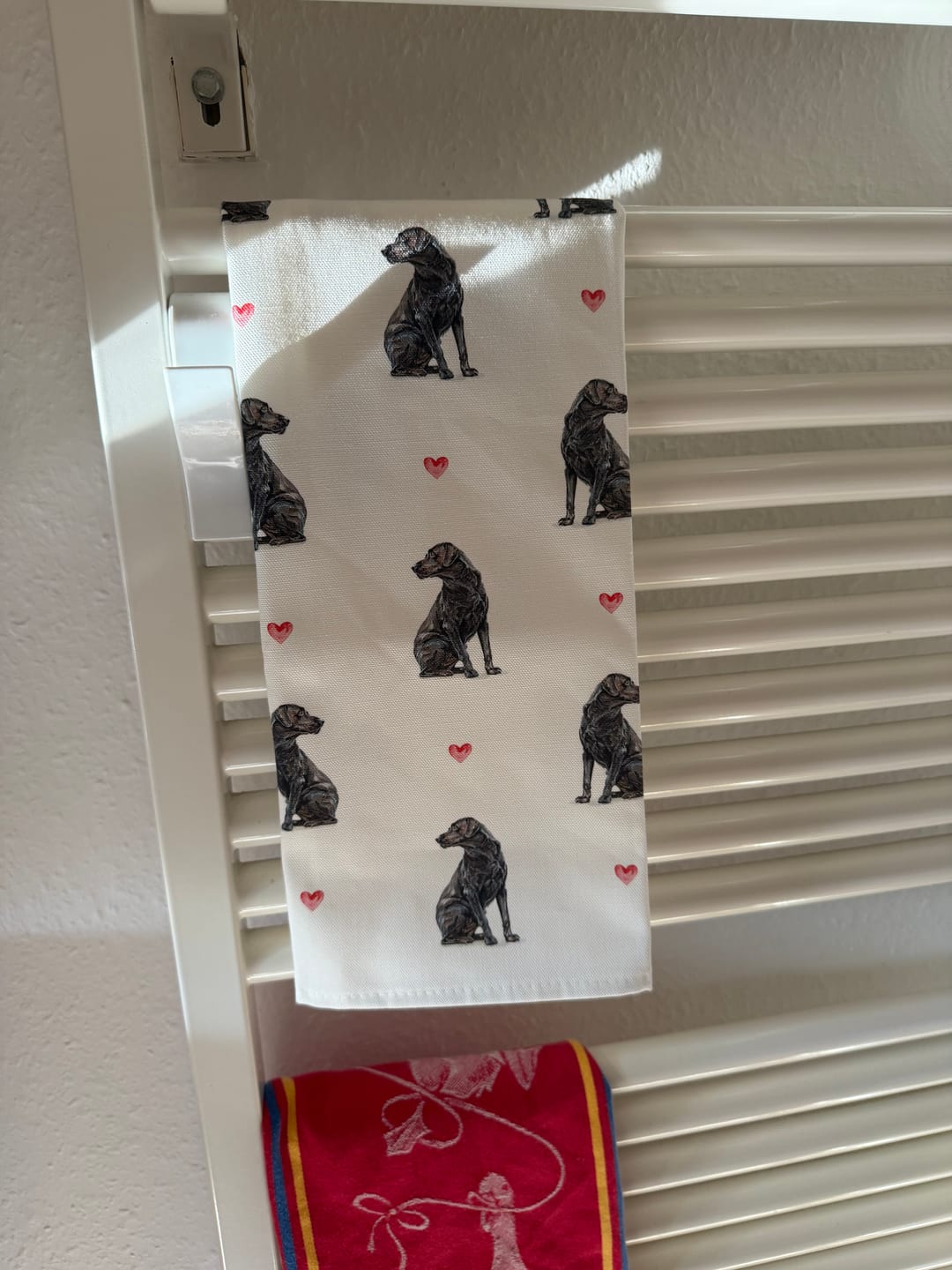 Customer photo review of SUSEL & CO Geschirrtuch - Black Labrador