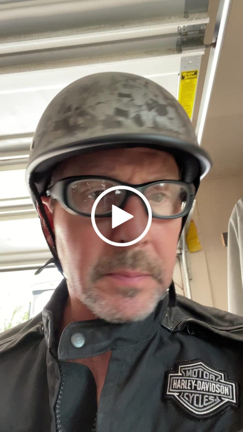 Customer video review of Smallest & Lightest DOT Open Face Polo Helmet - Forged Carbon Black