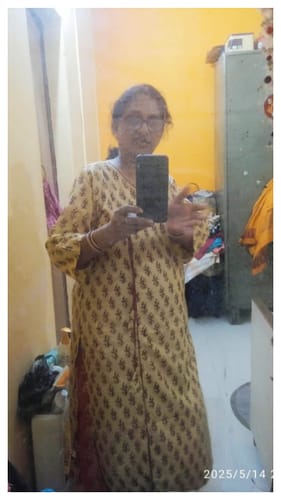Customer photo review of "Dhara" Bagru Hand Block Printed Cotton kurta