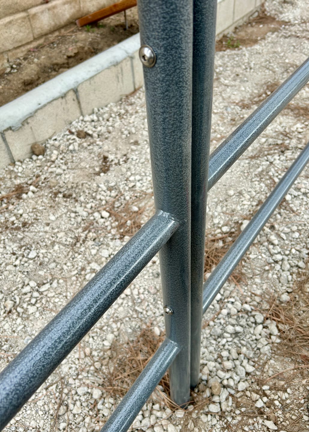 Customer photo review of 8ft Post 1-5/8" 14 Gauge Steel