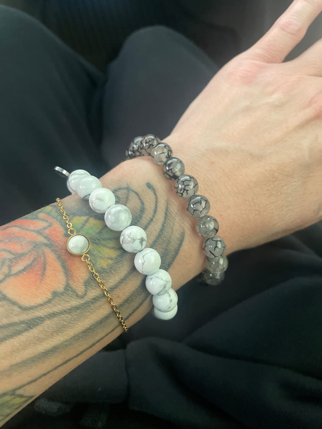 Customer photo review of Rainbow Tourmaline Bracelet