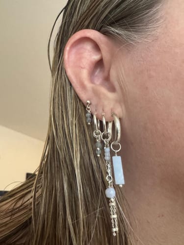 Customer photo review of עגיל חישוק 1.4-2 ס"מ | Basic