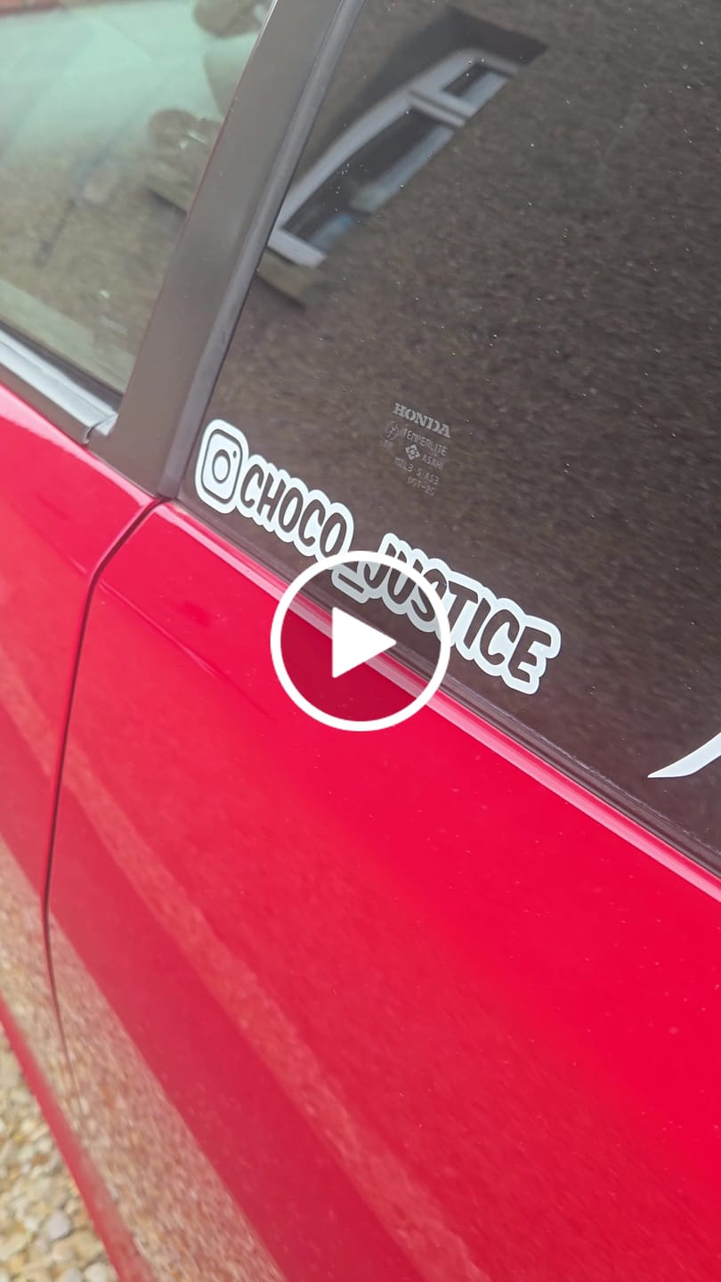 Customer video review of Hardtuned Kanji Vinyl Sticker