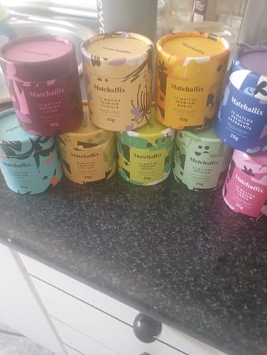 Customer photo review of Pack Sabores - Té Matcha Premium 100% Degustación