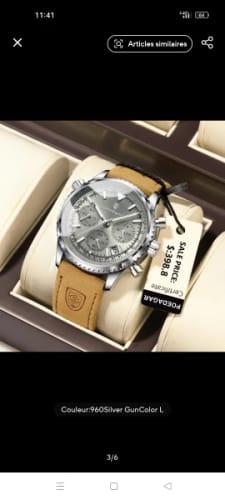 Customer photo review of POEDAGAR Luxury Military Watch for Men Waterproof Luminous Date Chronograph Man Watch Sport Quartz Stainless Steel Men's Watches