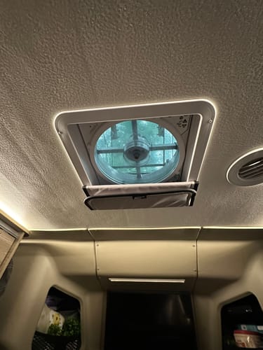 Customer photo review of Roof Vent Fan Insulated Cover