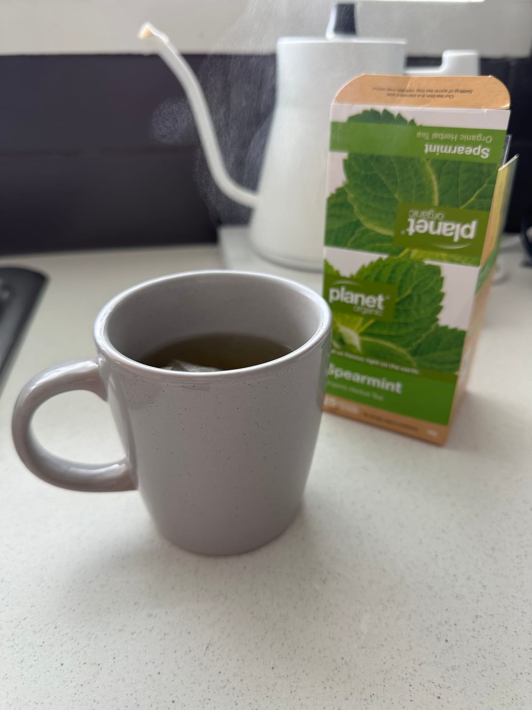 Customer photo review of Spearmint 25 Teabags - Certified Organic