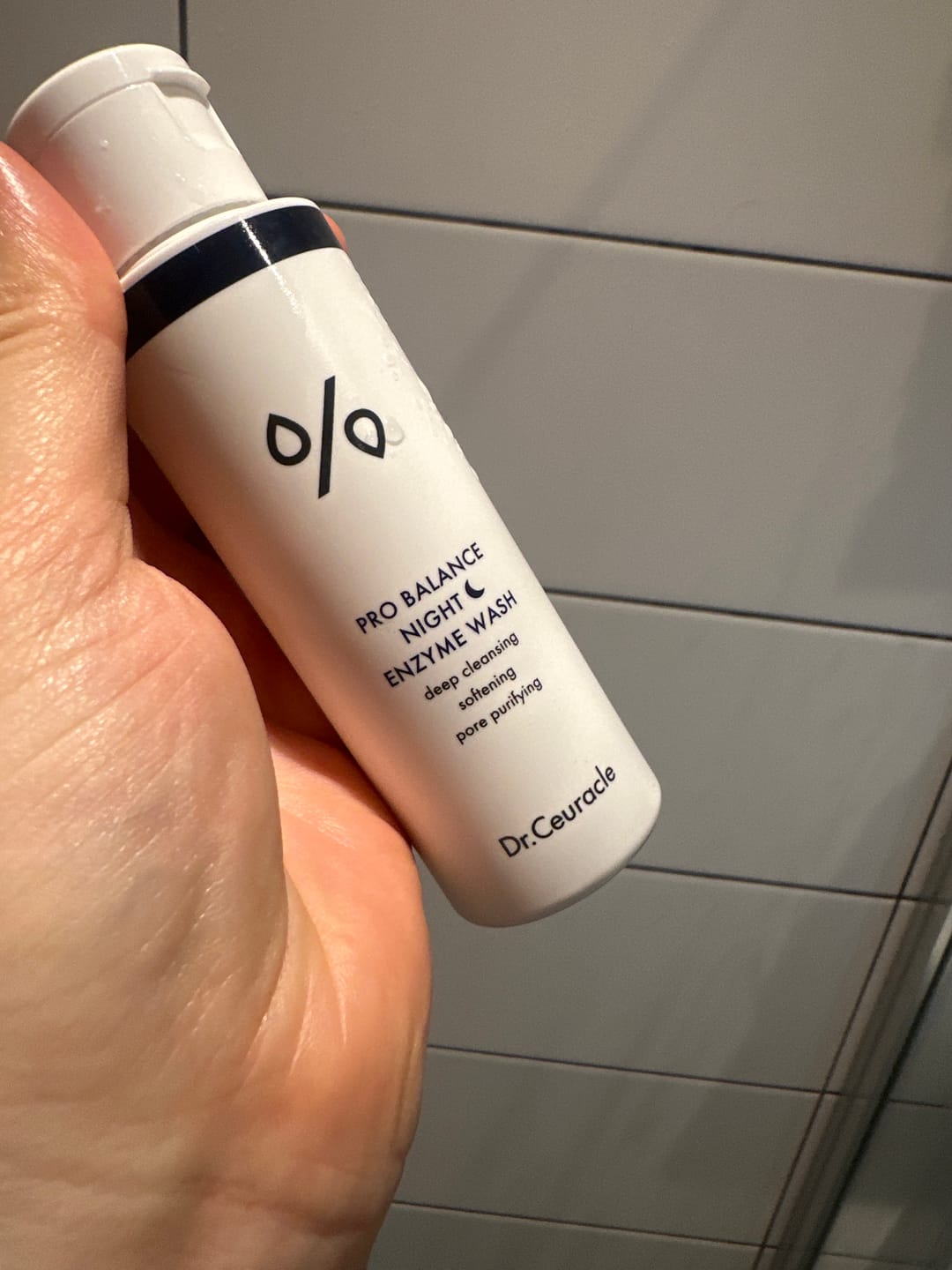 Customer photo review of Enzīmu pūderis ar kokogli Dr.Ceuracle Pro Balance Night Enzyme Wash