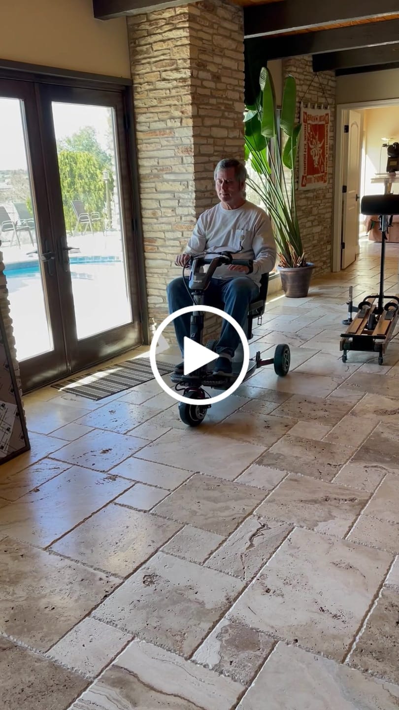 Customer video review of ATTO SPORT Portable Mobility Scooter