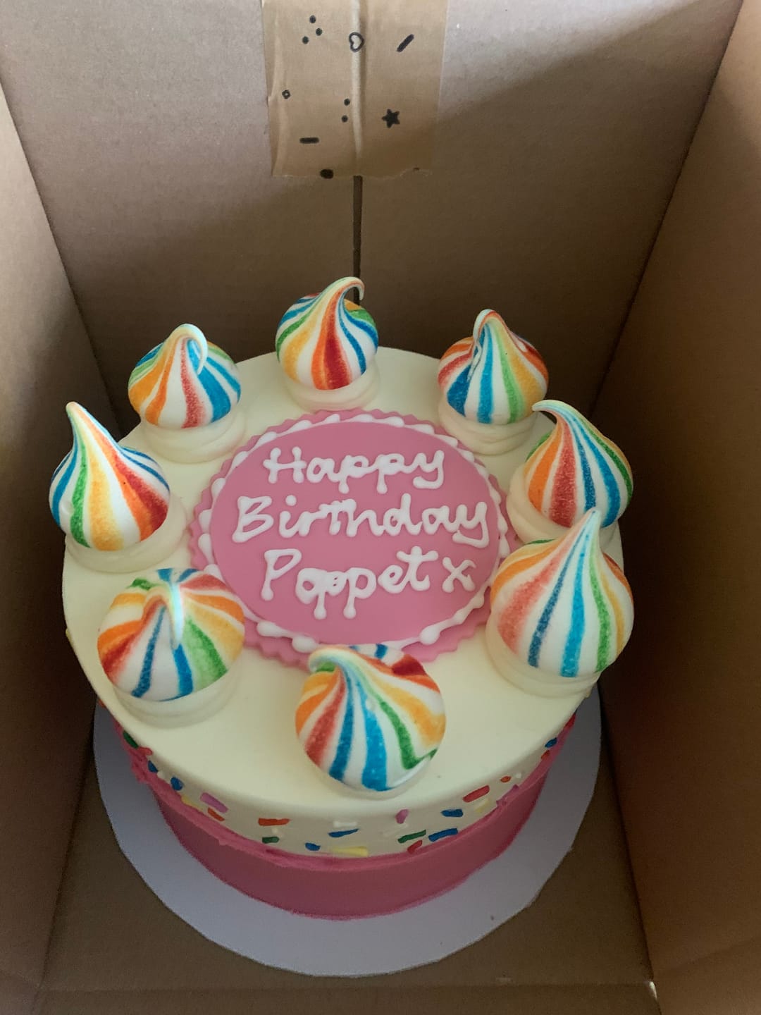 Customer photo review of Ultimate Birthday Cake