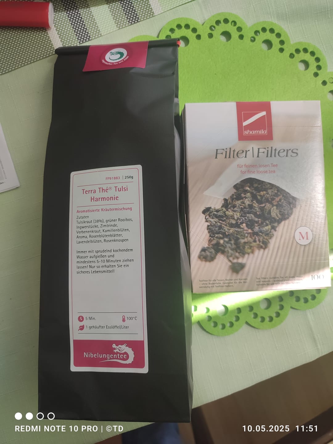 Customer photo review of Tulsi Harmonie