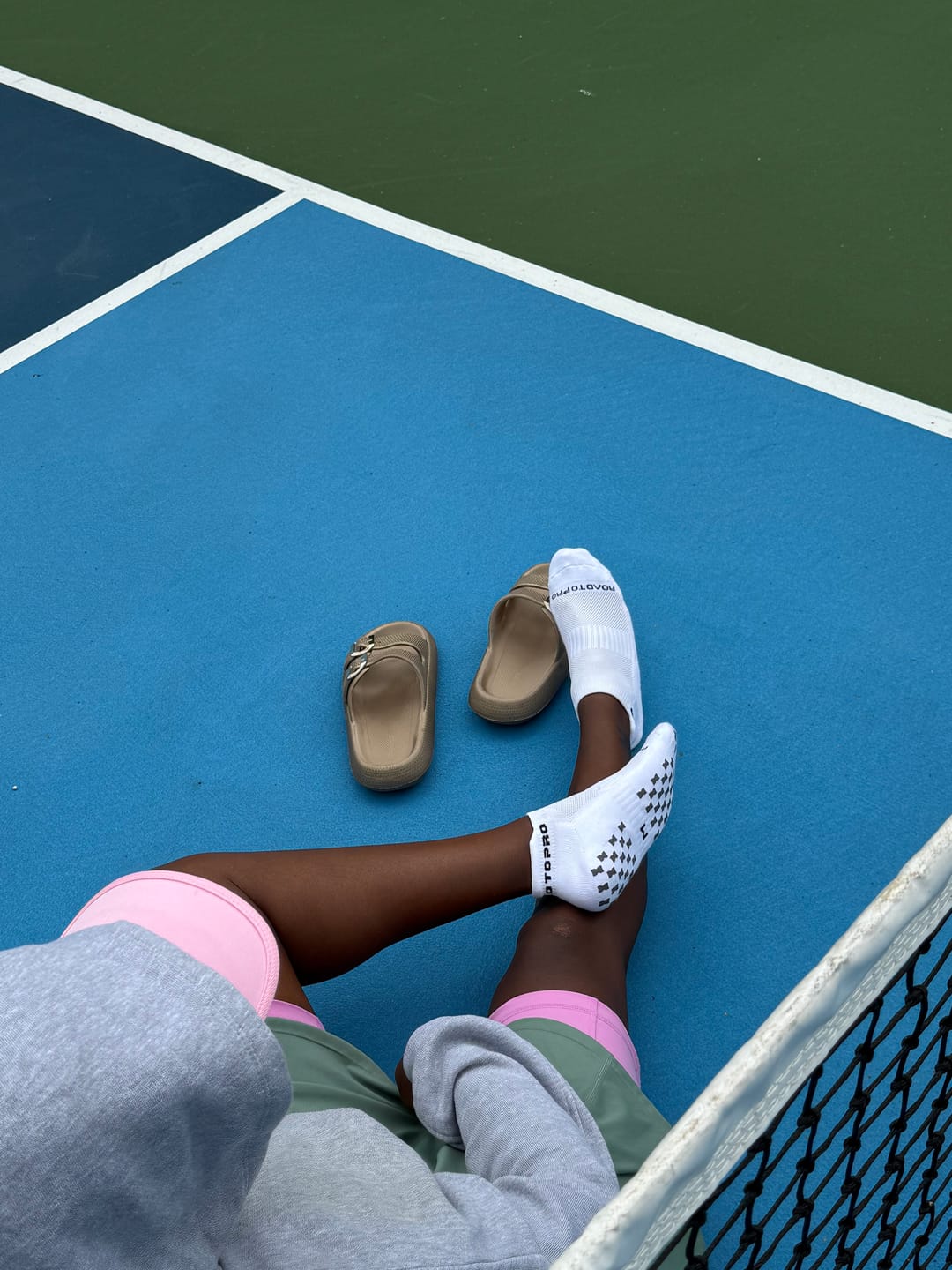 Customer photo review of NEW! RTP ULTRAGRIP V2 Dual sided Non-slip Technology Ankle Socks