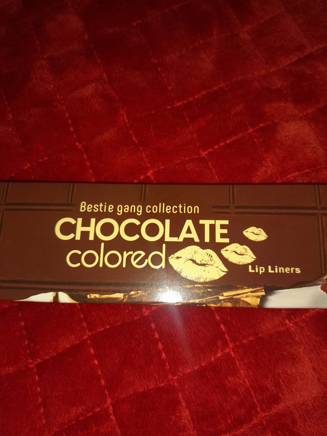 Customer photo review of Chocolate Colored Lip Liner Set