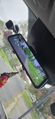Customer photo review of WOLFBOX G900 TriPro Bumper Version 3 Channel Rearview Mirror with Exclusive 30-Month Warranty