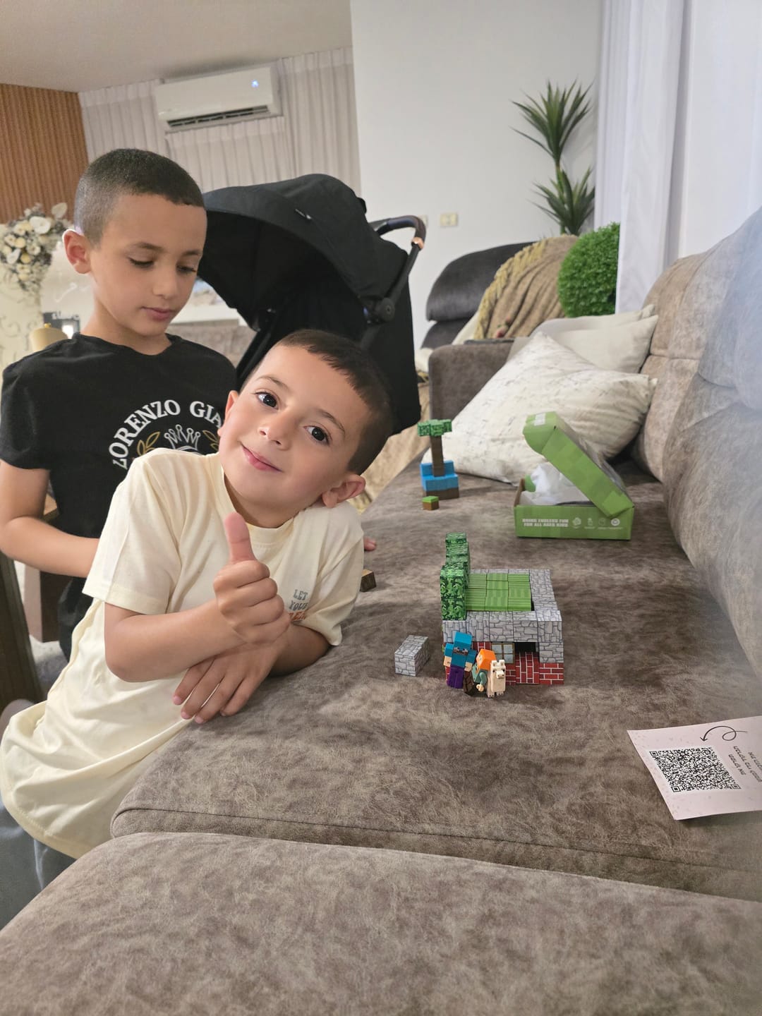 Customer photo review of דמות מיינקראפט מיניאטורית – להרפתקה מלאה בדמיון!
