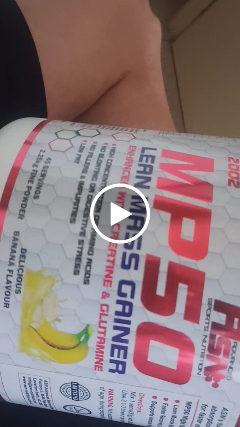Customer video review of MP50 Massive Mass Gainer