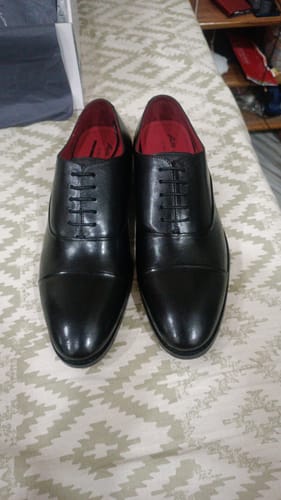 Customer photo review of Classic Cap Toe Oxfords - Black