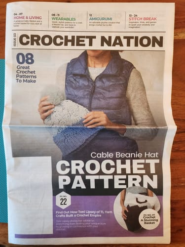 Customer photo review of Crochet Nation • 1-Issue-a-Month Subscription Plan *
