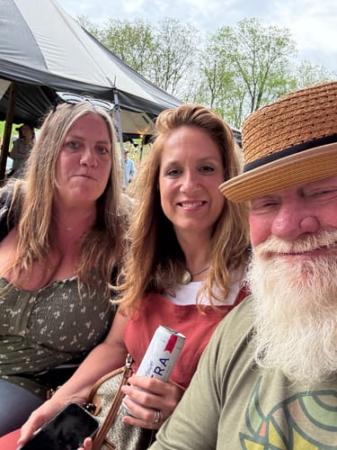 Customer photo review of Muffin Man Pork Pie Straw Fedora