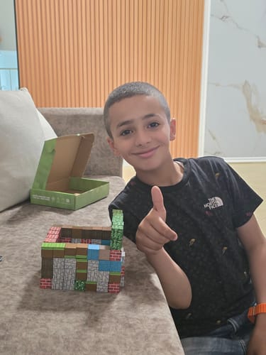 Customer photo review of מיינקראפט- משחק מגנטים איכותי
