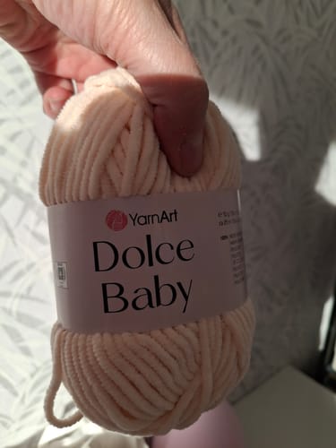 Customer photo review of YarnArt Dolce Baby