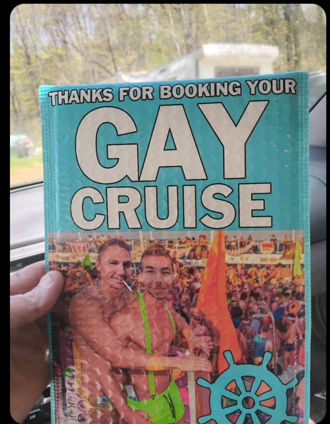 Customer photo review of Gay Cruise Prank Package