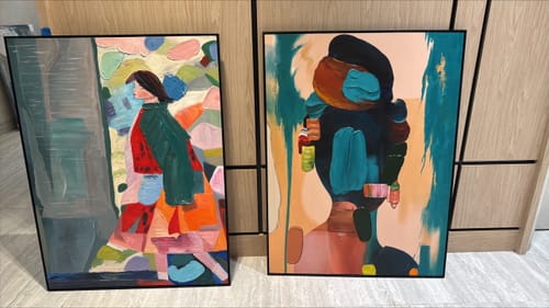 Customer review photo for Colorful Painting #CA045