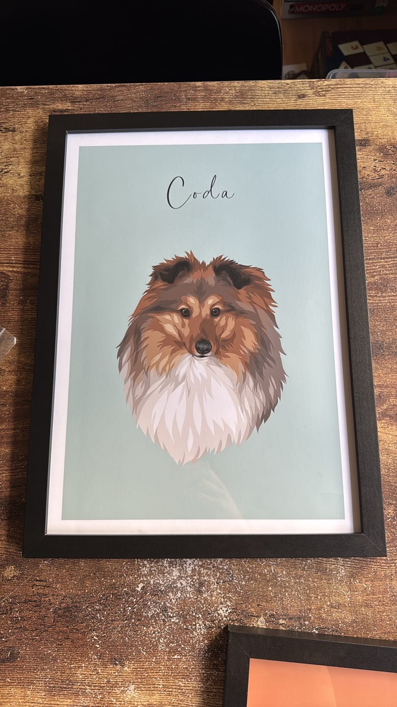 Customer photo review of Memorial Portrait