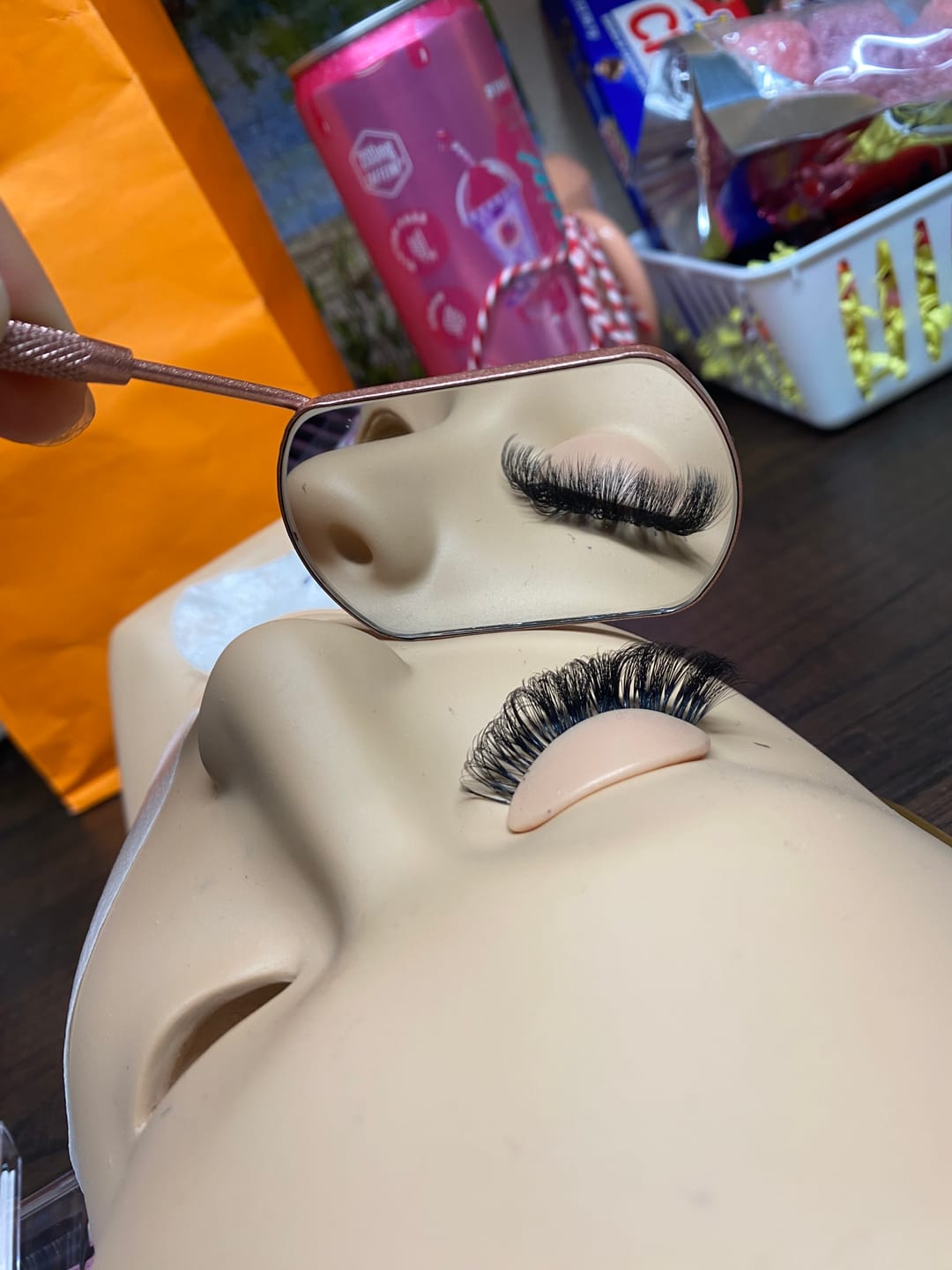 Customer photo review of Classic Eyelash Students Training Kit