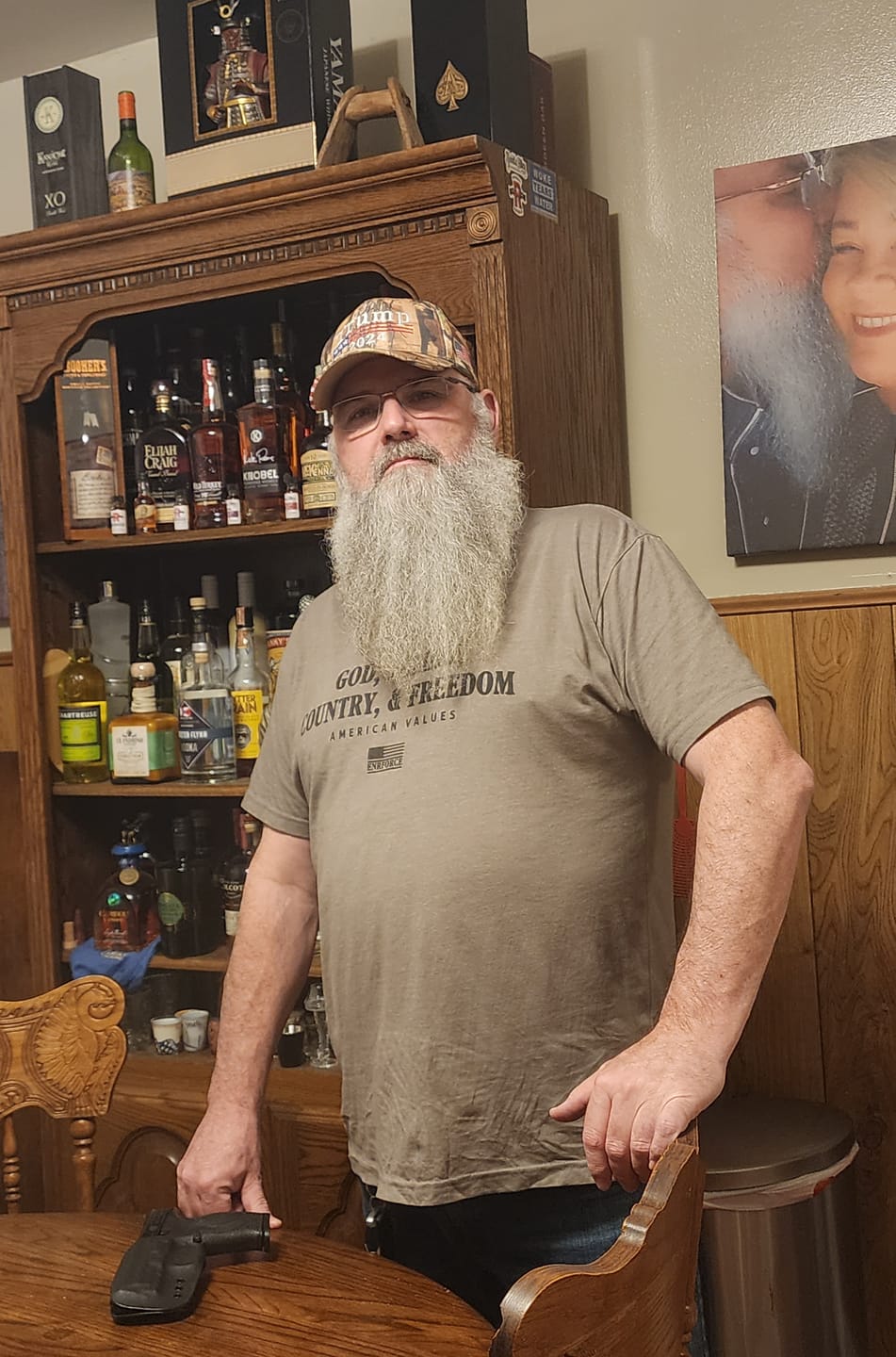 Customer photo review of American Values Tee