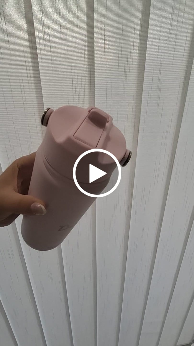 Customer video review of DOZZE Water Bottle Straw Lid
