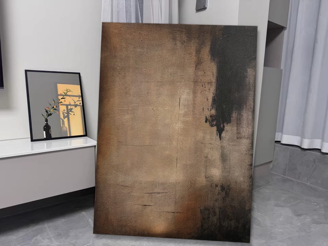 Customer photo review of Abstract Painting Canvas #AP128