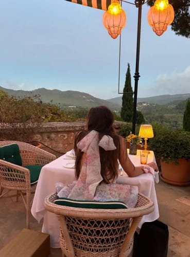 Customer photo review of Floral Print Halter Ruffles Dresses Women's Elegant Backless Sleeveless Bow Lace Up Mini Dress 2025 Summer New Lady Party Robes